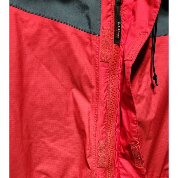 L.L. Bean Outdoors ORF01 Men's Large Coat Winter Parka Coat Red/gray - Picture 2 of 11
